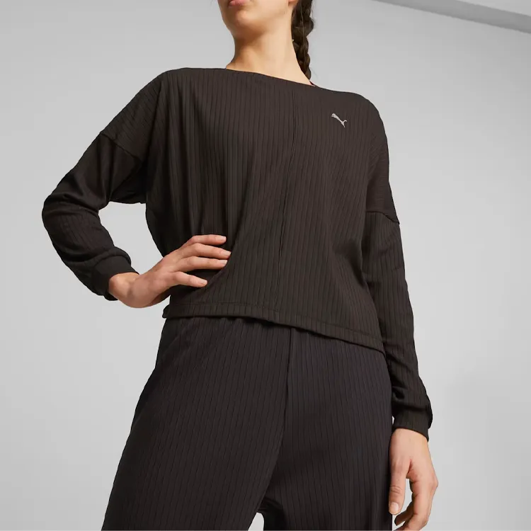 PUMA Studio Unwind Women's Long Sleeve Training Tee-2