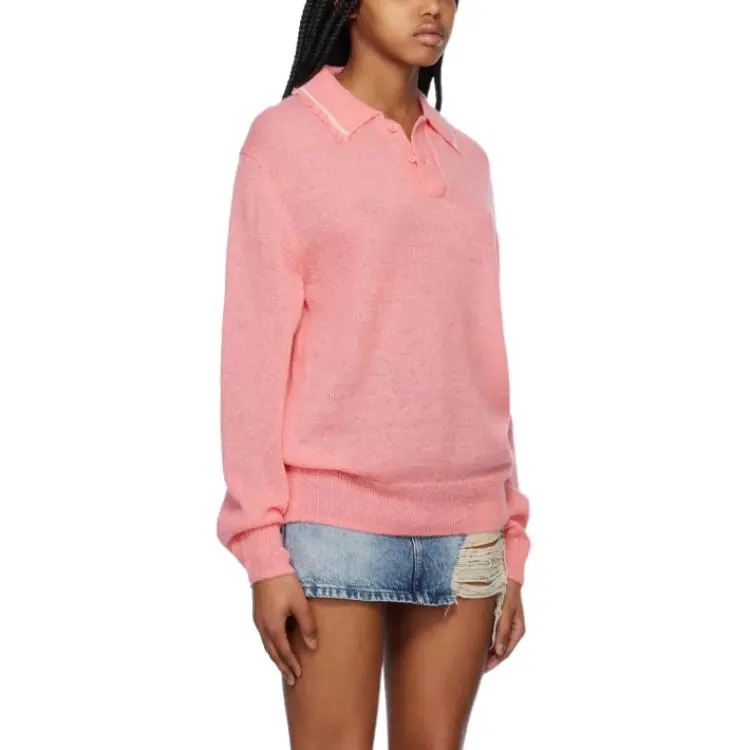 WE11DONE SS23 Sweaters Unisex Pink-2