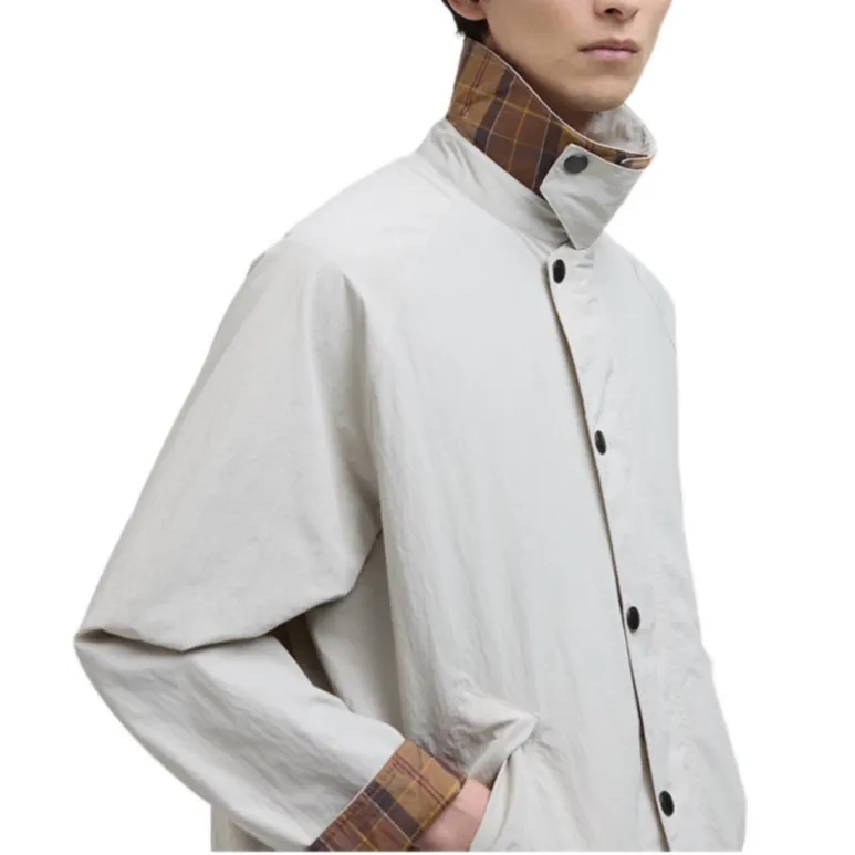 BARBOUR SS25 Jackets Coats Unisex Mist White-4