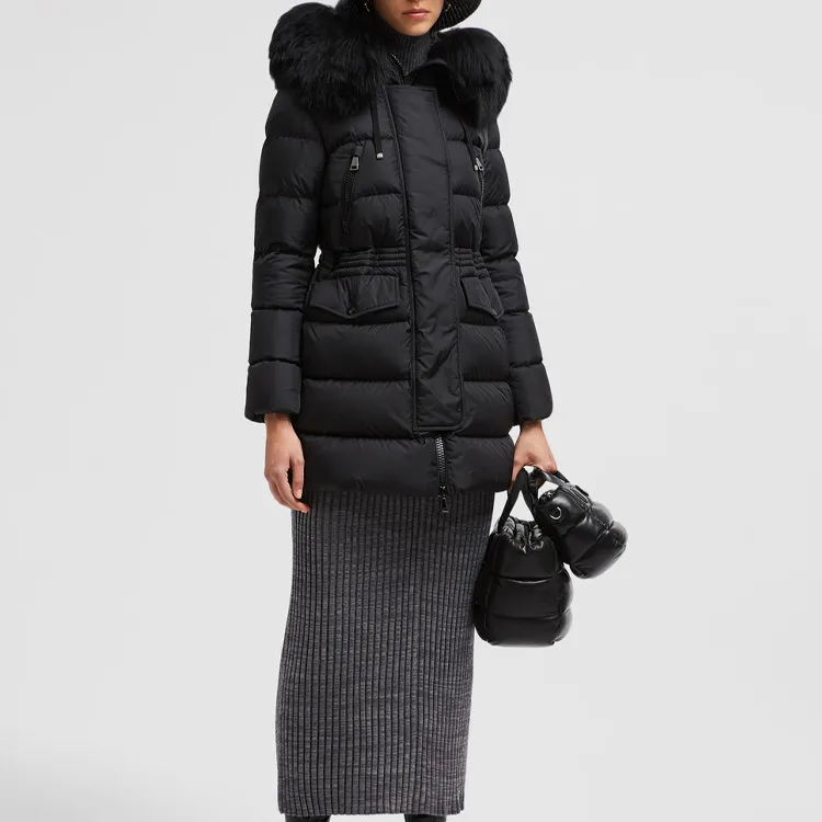Moncler Down Jacket Women's Black-3