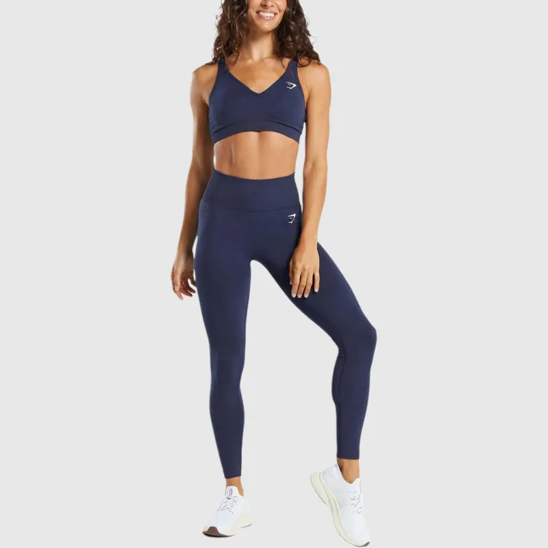 GYMSHARK Athletic Trousers Women's Dark Blue-1