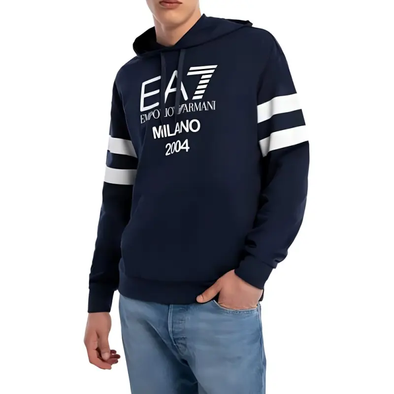 EMPORIO ARMANI EA7 Sweatshirt Men's Blue-3