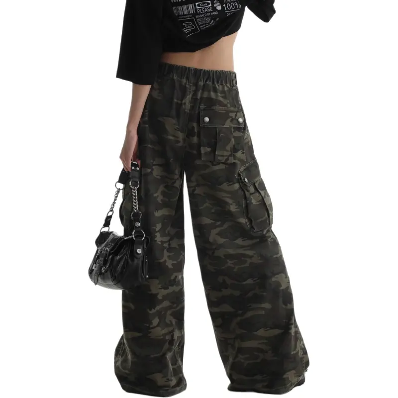 SZSX Cargo Pants Unisex Army Green-2
