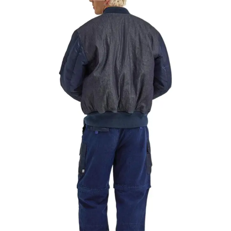 Lee X Alpha Industries Lee Co-branded Model Jackets Unisex Indigo-5