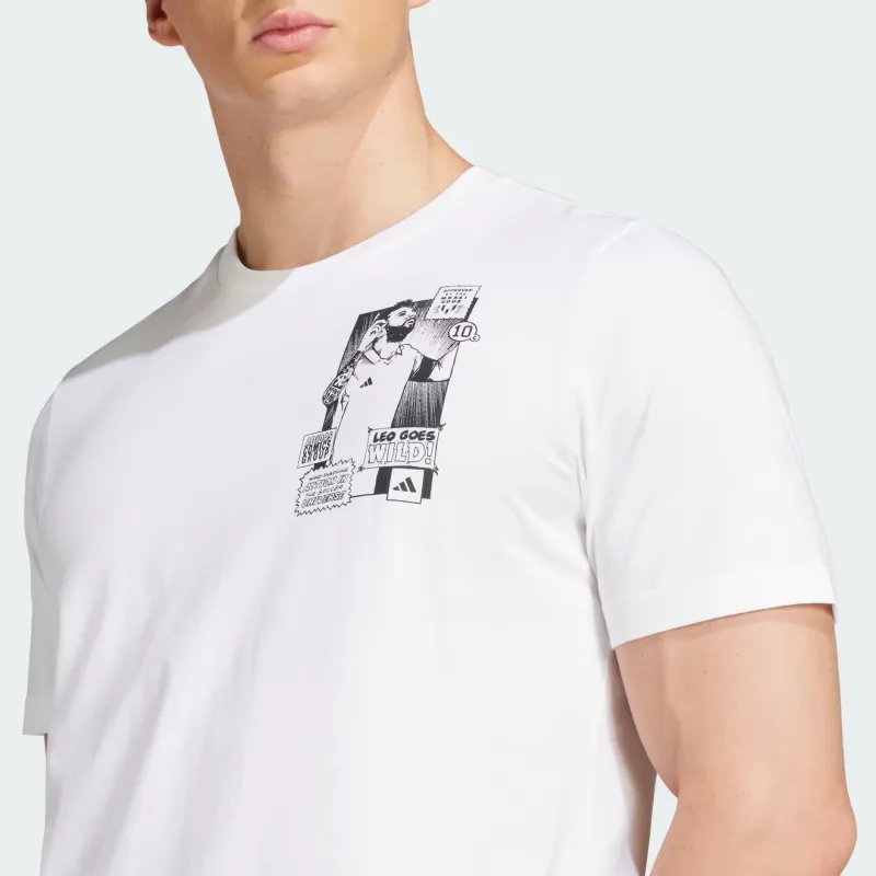 Adidas Clothing T Shirts Men White-3