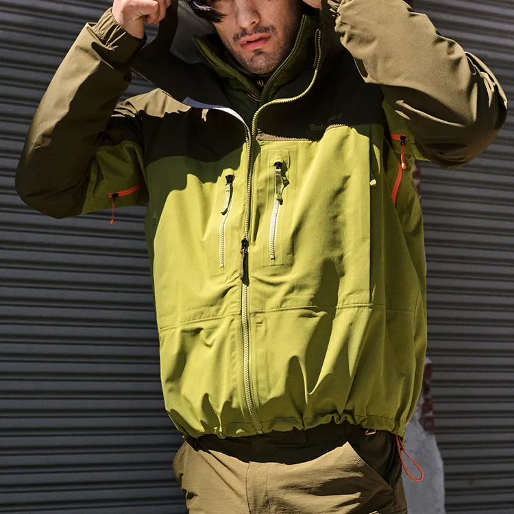 Timberland Waterproof And Windproof Windbreaker Jacket Men's Army Green-3