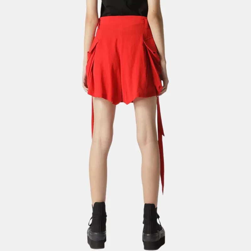 Yohji Yamamoto Casual Shorts Women's Red-3