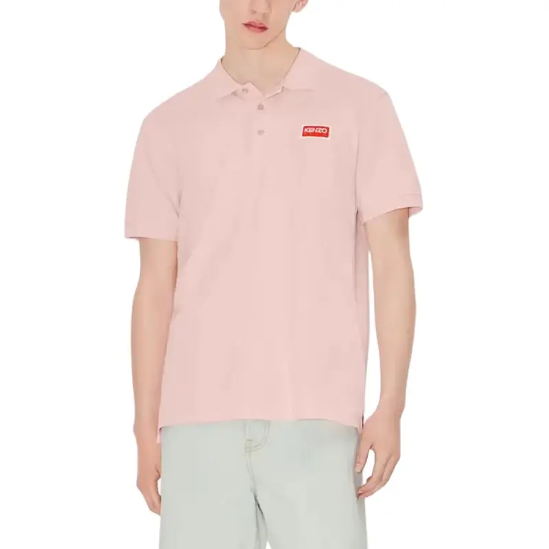 KENZO Polo Shirts Men Pink-2