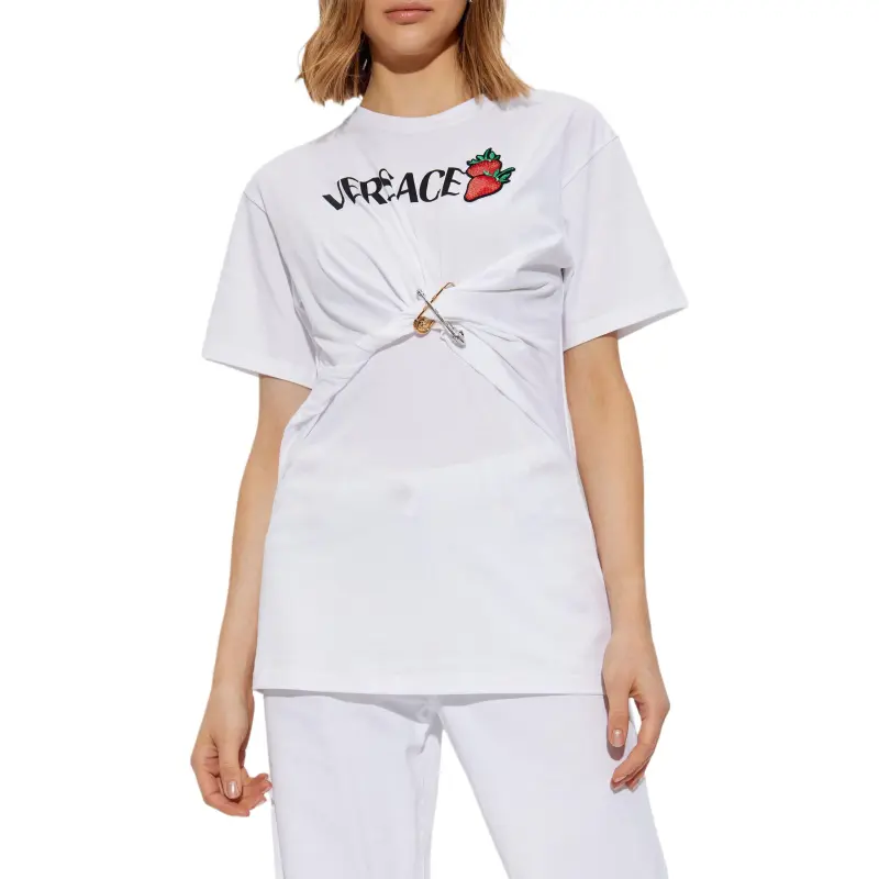 VERSACE Medusa Safety Pin T shirt-2