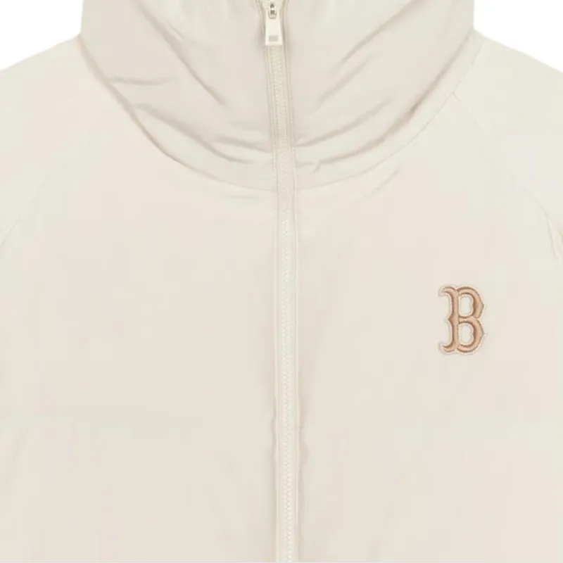MLB Boston Red Sox Down Jacket Women's Dark Cream-4
