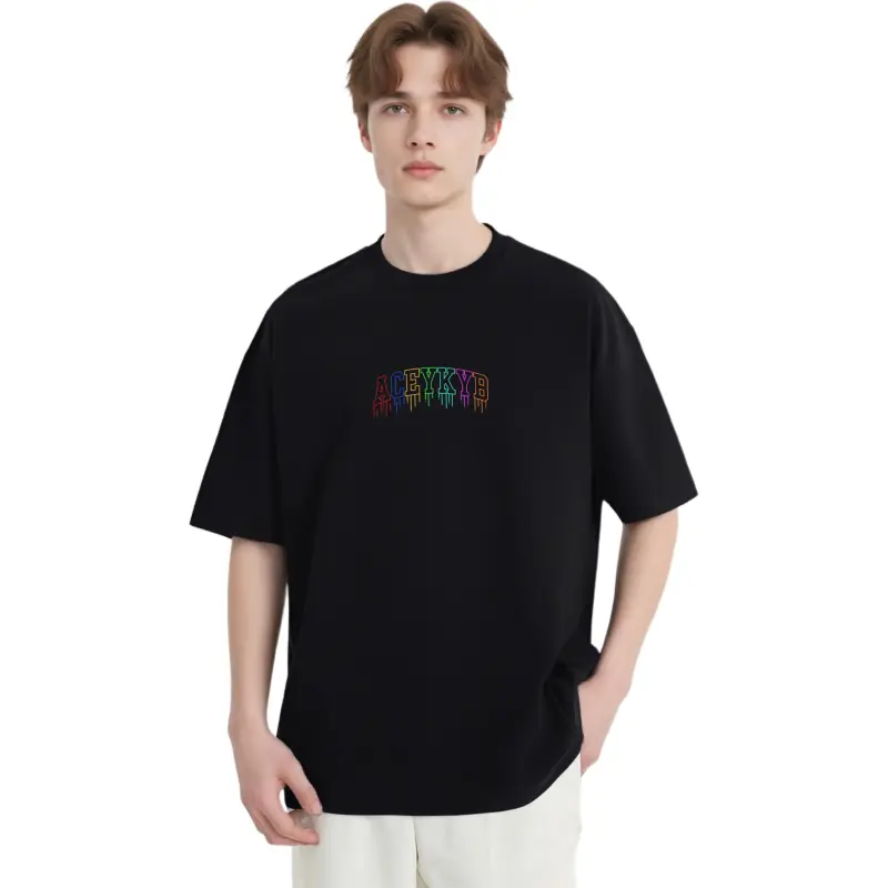 YK&YB T Shirts Unisex Black-4
