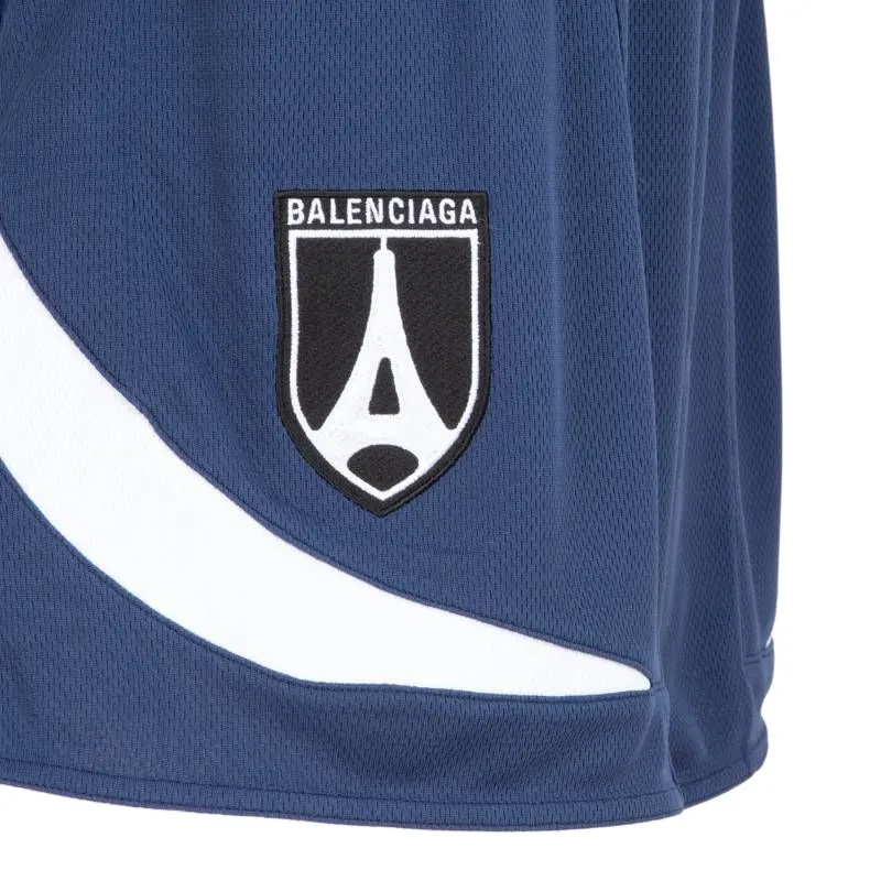 Balenciaga Casual Shorts Loose Fit Men's Blue-3