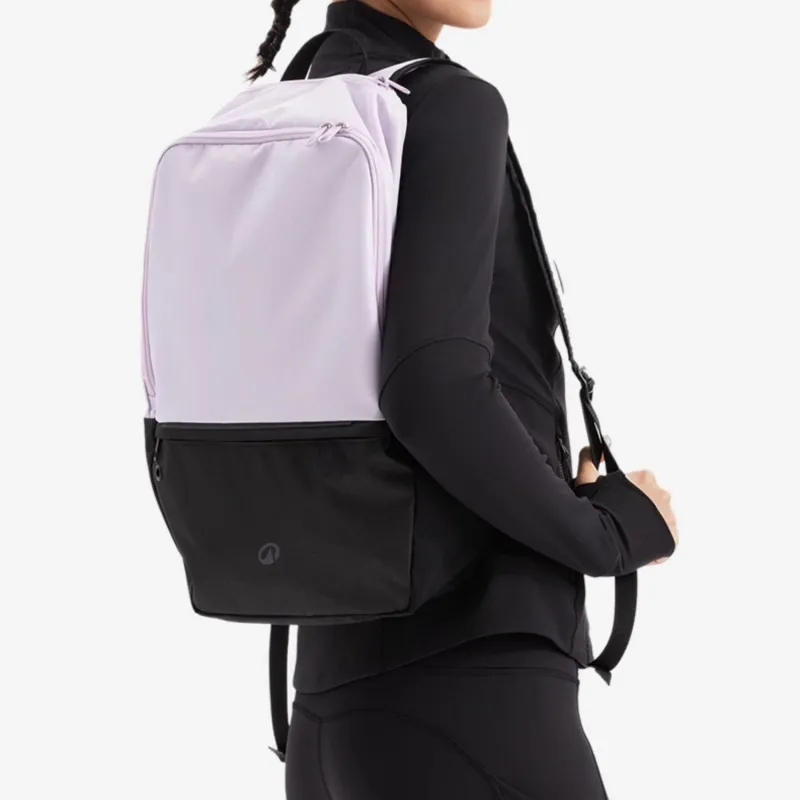 DECATHLON Polyester Backpack Regular Unisex Cherry Blossom Pink-3
