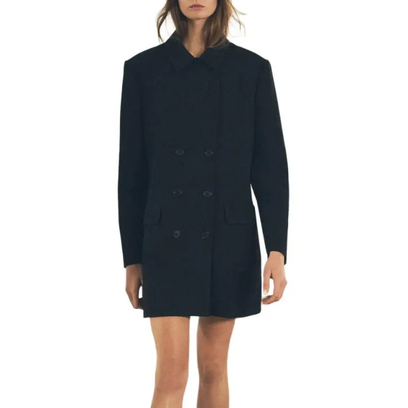ZARA ZW Series Coats Women's Black-3
