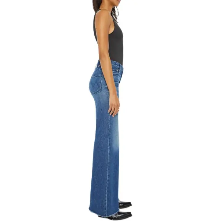 MOTHER The Twister Sneak Fray Jeans-3