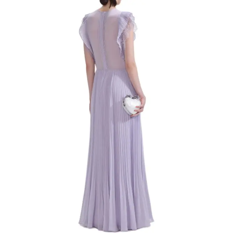 Self portrait Chiffon Ruffled Maxi Dress-1