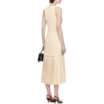 16ARLINGTON Sleeveless Dress Women's Beige