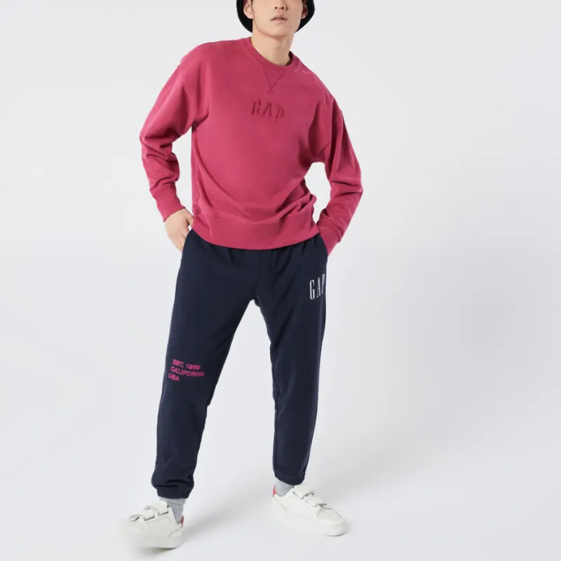 GAP Knitted Sports Pants Unisex Navy Blue-4
