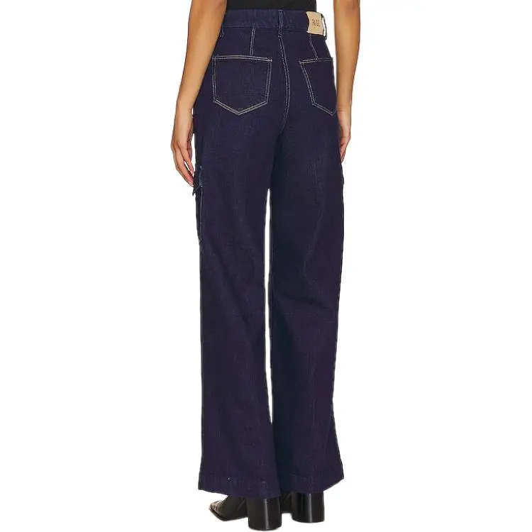 PAIGE Casual Pants Women's Marine Blue-1
