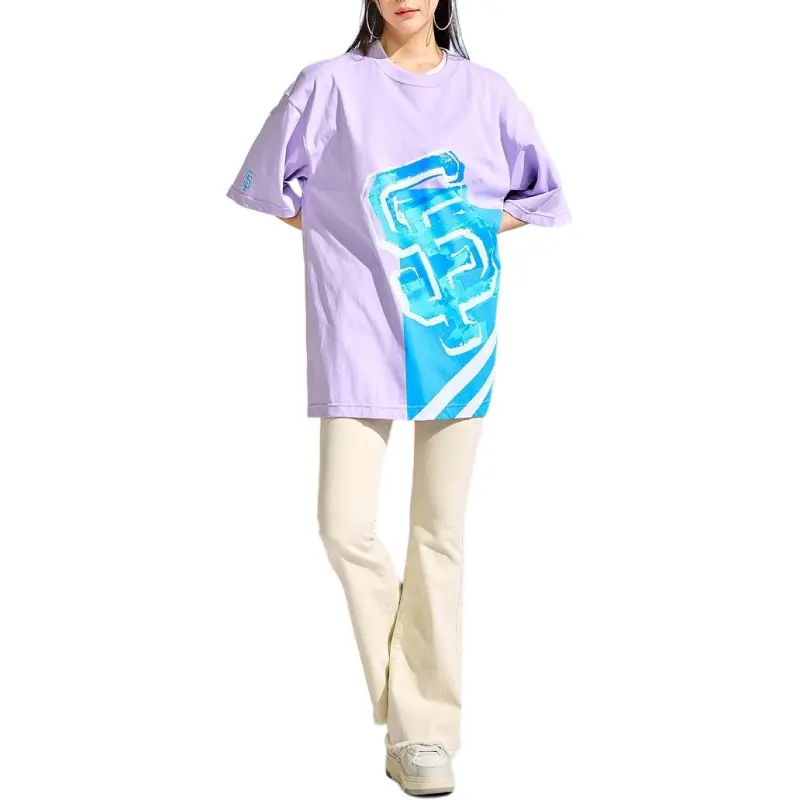 MLB T Shirt Unisex Light Purple-3