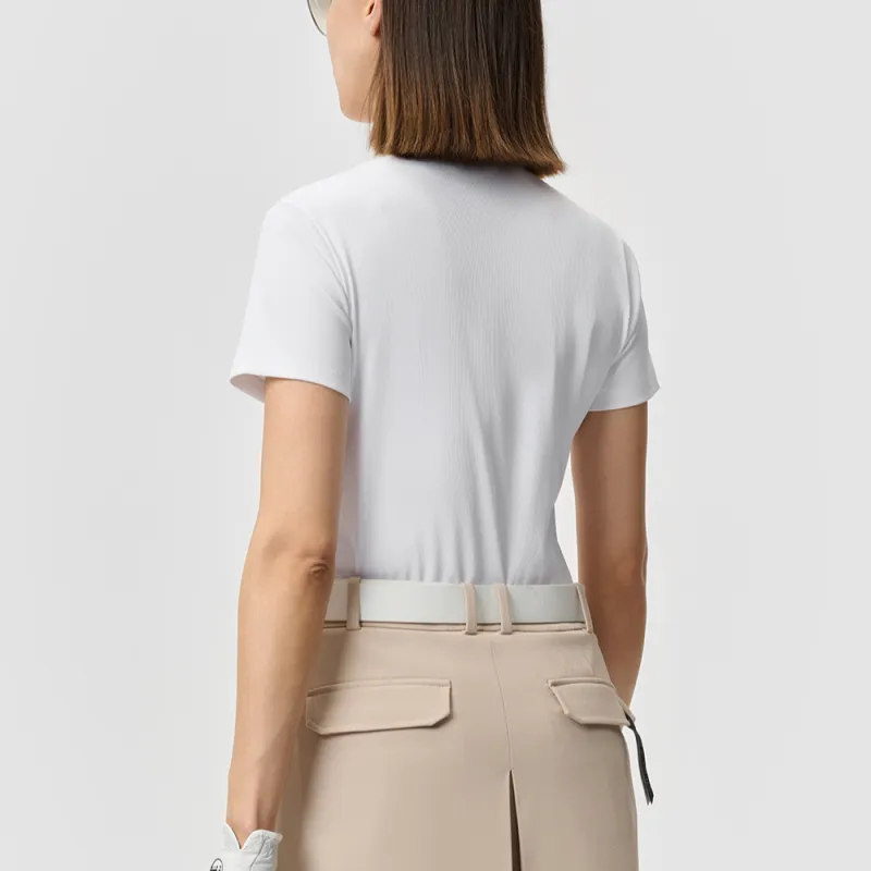 FILA Golf Series Polo Shirt Women's Jade White-4