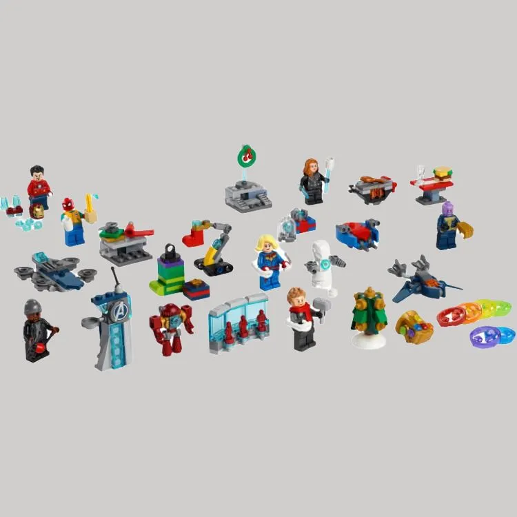 LEGO Spider Man, Thor God Of Thunder, Captain Marvel, Black Widow Marvel Superhero Building Blocks 0 300pcs 76196-3
