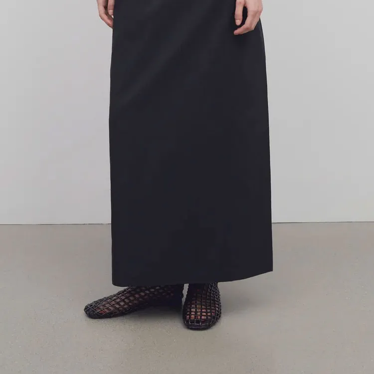 THE ROW Voice Maxi Apron Skirt-9
