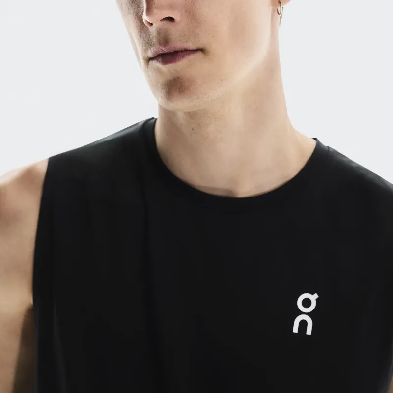 On CourtTank Tank Top Men's Pure Black-4