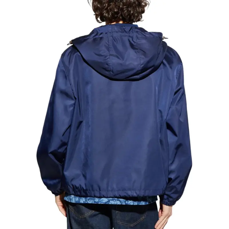 VERSACE Hooded Zip up Bomber Jacket-3