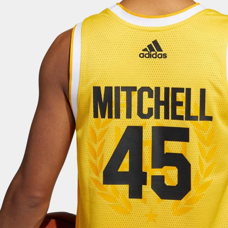 Adidas Basketball Jerseys Men Sunlight Yellow-3
