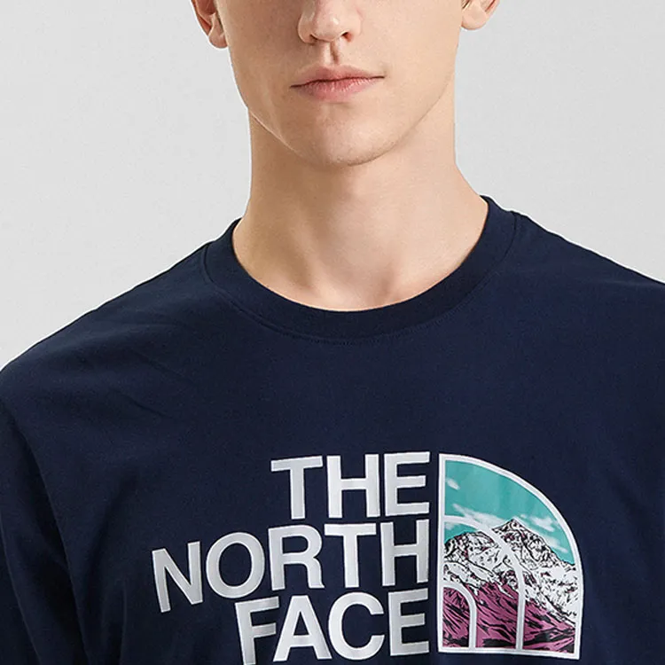 THE NORTH FACE T Shirt Unisex Blue-3