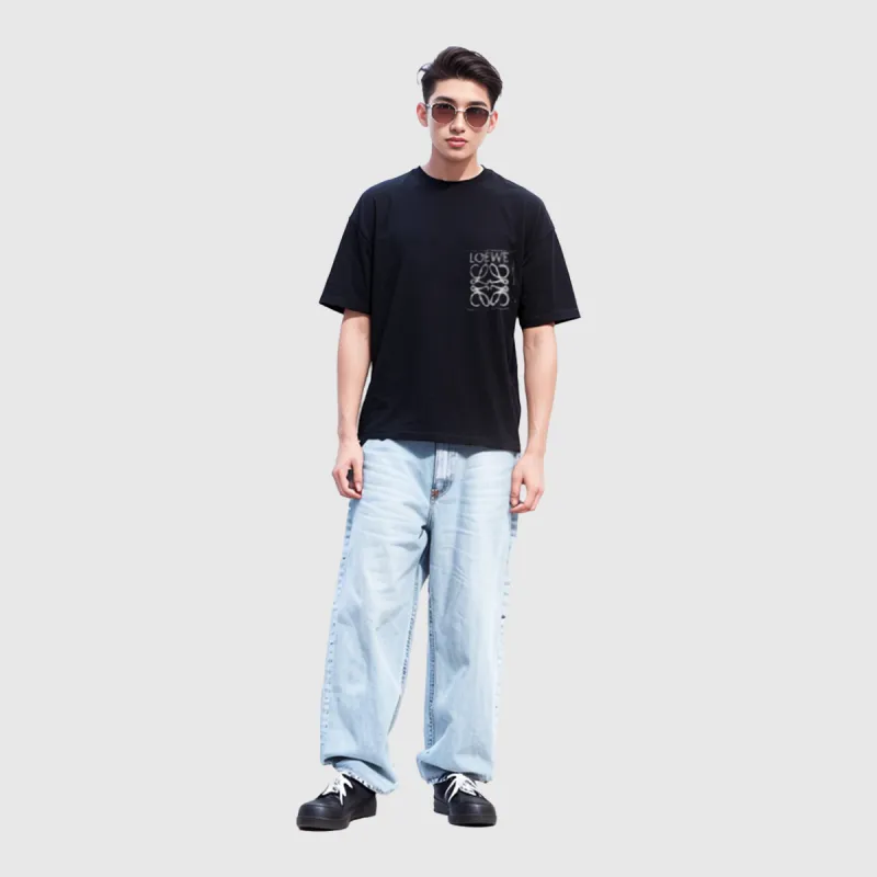 LOEWE Anagram Fake Pocket T shirt-2