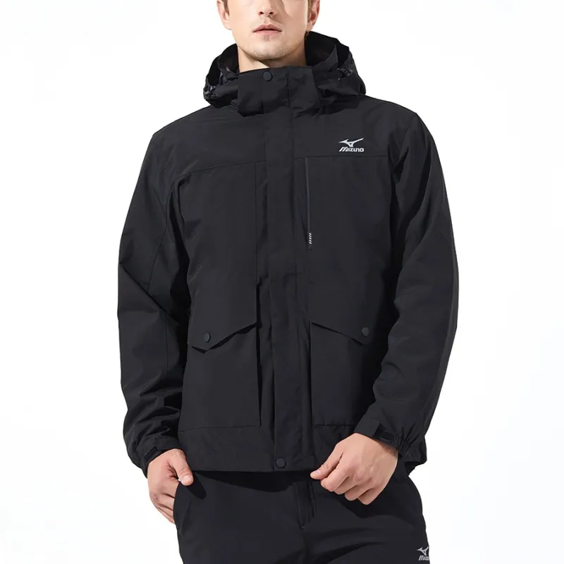 Mizuno Waterproof, Windproof, Breathable, Thermal, Water Repellent, Cold Resistant, Rainproof Windbreaker Jacket Men's-2