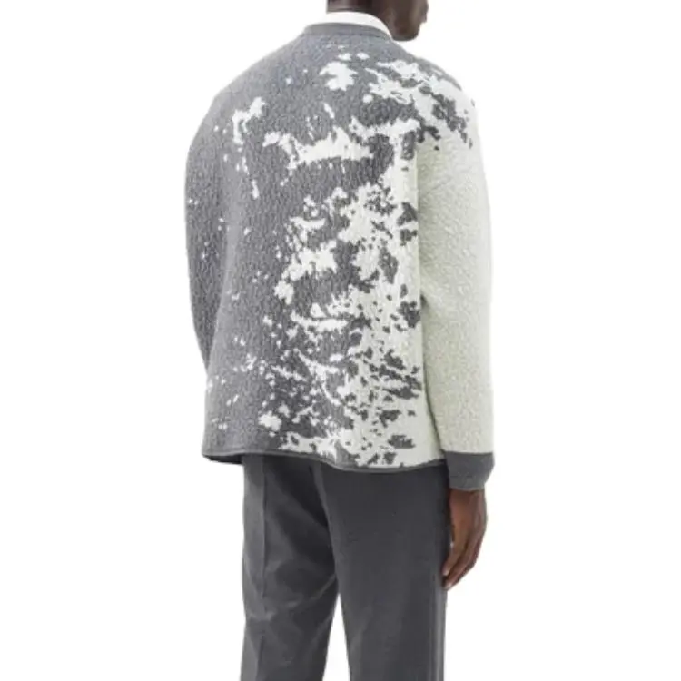 LOEWE FW22 Sweater Men's Gray White-4