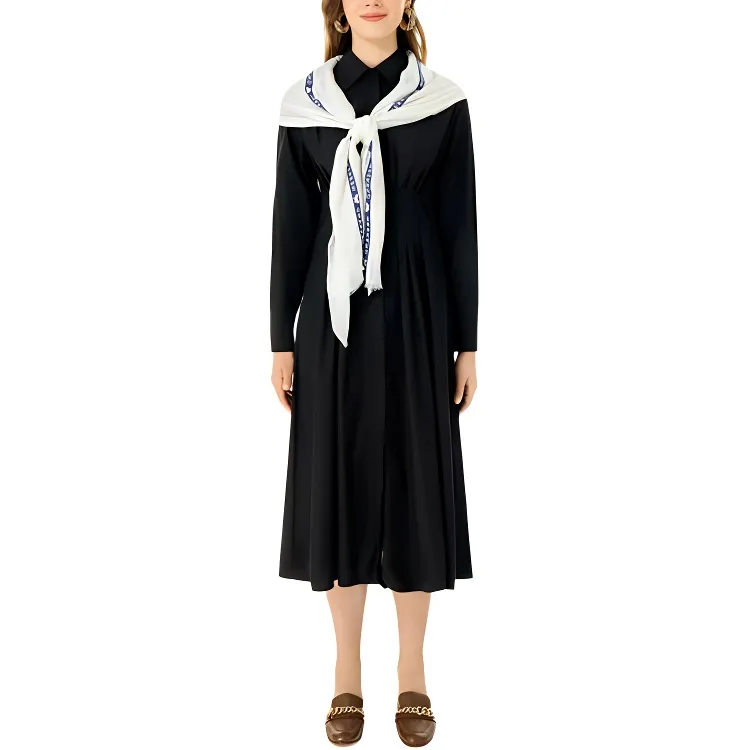 MaxMara Long Sleeved Dresses Women's Black-1