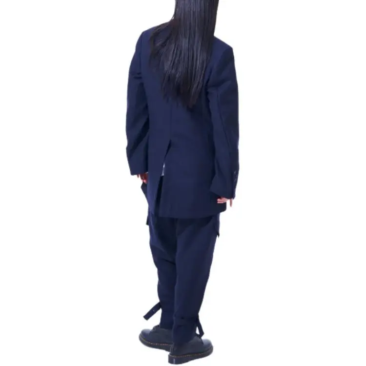 Yohji Yamamoto S'YTE Cargo Pants Unisex Marine Blue-4