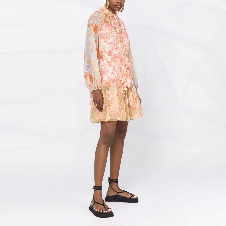 Zimmermann Long-Sleeved Dresses Women's Multicolor-3