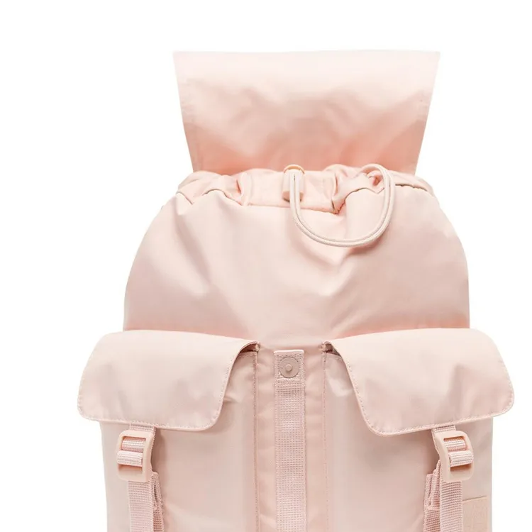Herschel Polyester One Shoulder Handbag Crossbody Bag Small Size Unisex Cherry Blossom Pink-4