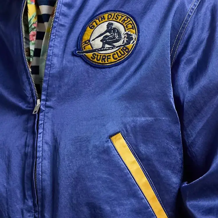 Polo Ralph Lauren Logo patch Bomber Jacket-5