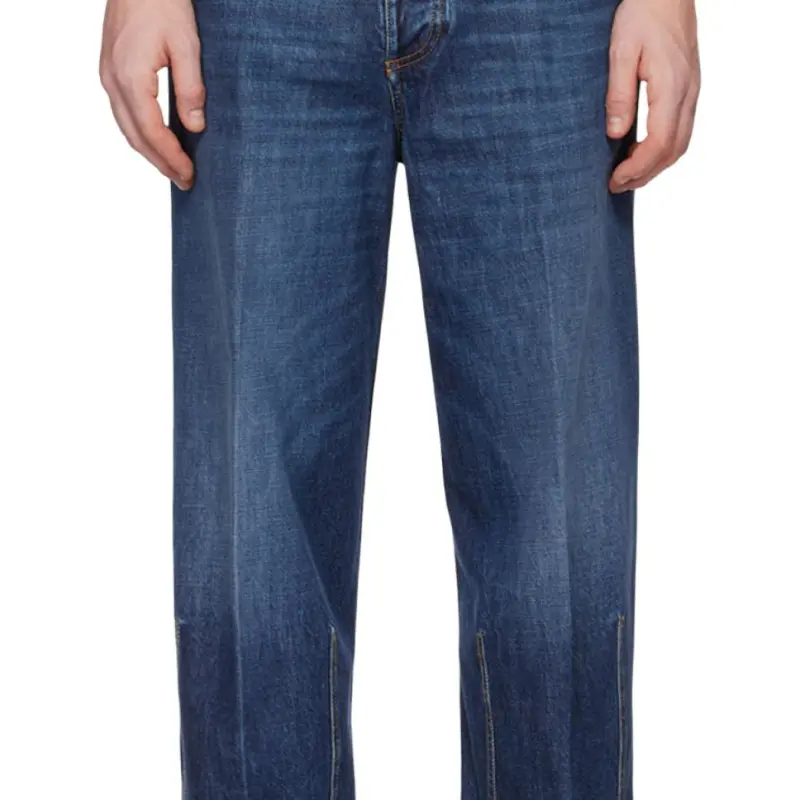 Bottega Veneta Turn Up Hem Denim Jeans-3