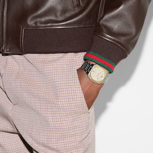 GUCCI Wrist Watch Automatic Mechanical Movement Stainless Steel Strap 36mm Silver Dial Unisex-3