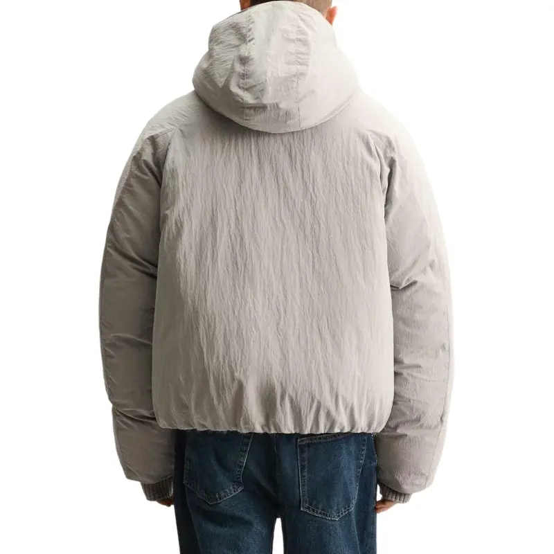 ZARA Puffer Jacket Men's Dark Taupe-3