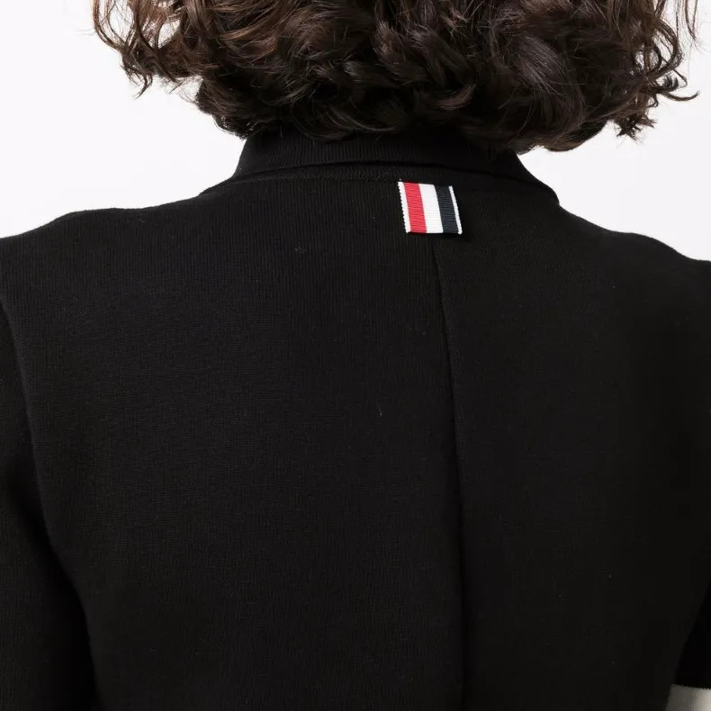 THOM BROWNE Short Sleeved Dresses Women's Black-4