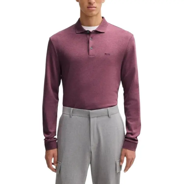 HUGO BOSS Polo Shirt Men's Light Purple-2