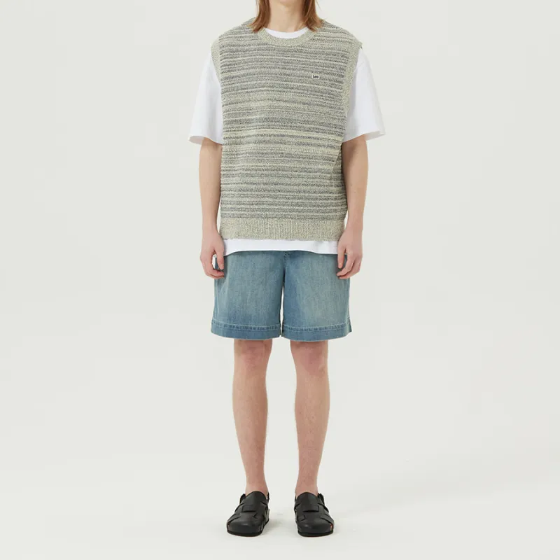 Lee Tank Tops Unisex Beige-4