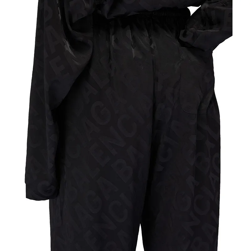 Balenciaga Pajama Pants Women's Black-5