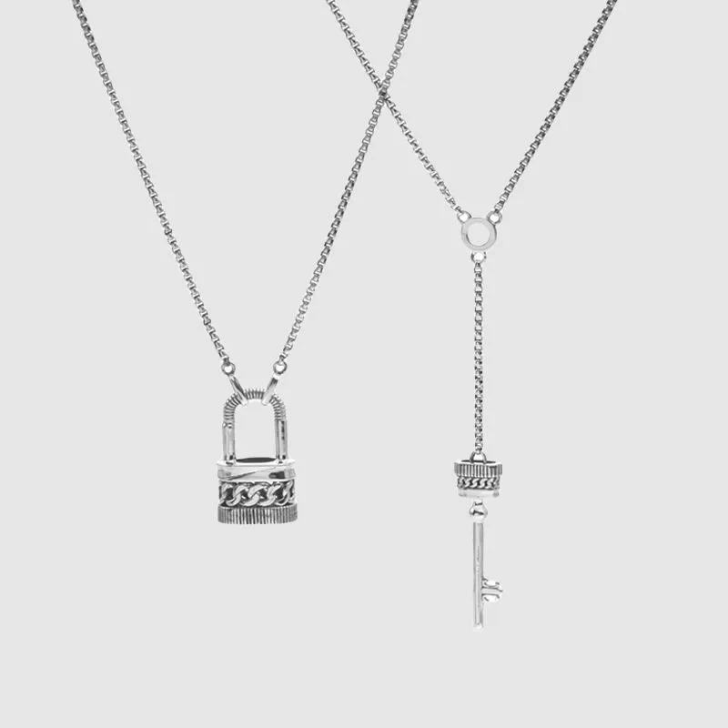 Ah Bo Ci De 925 Sterling Silver Necklaces Unisex-1
