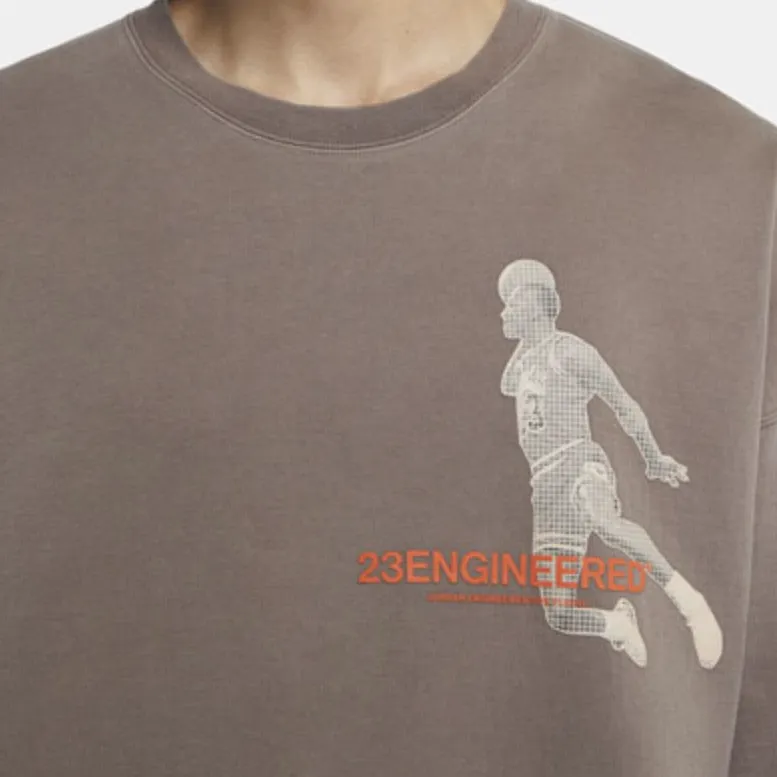 Jordan Sweatshirts Men Taupe Gray-3