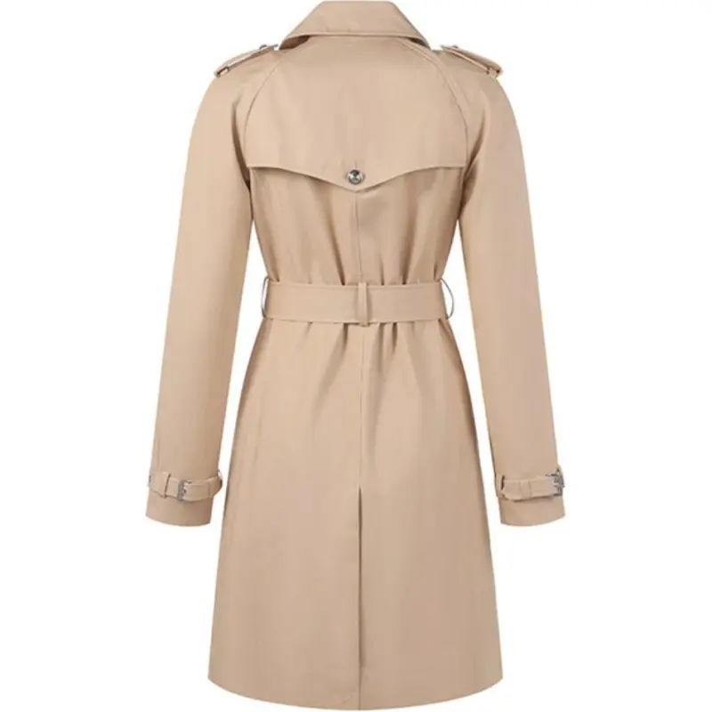 MICHAEL KORS Trench Coats Women's Beige Yellow-1