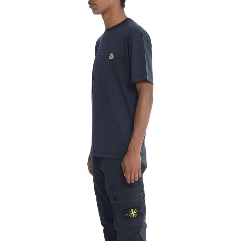 STONE ISLAND Compass Patch Logo T Shirt-3